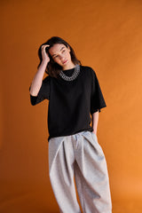 T shirt regular fit - NERO