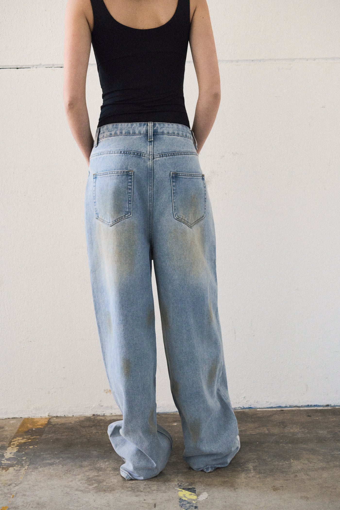 Jeans super baggy barrel - DENIM SABBIATO