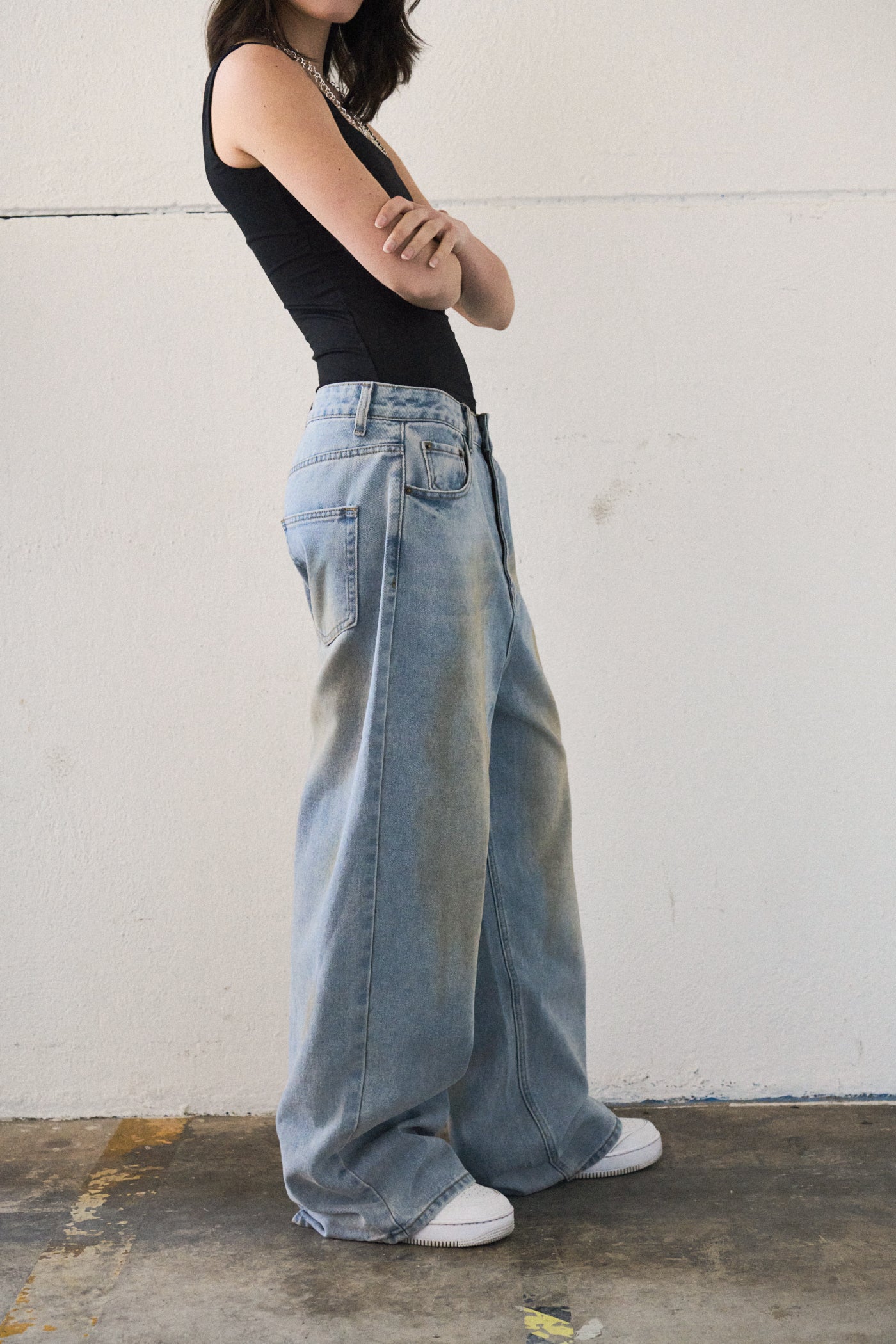Jeans super baggy barrel - DENIM SABBIATO