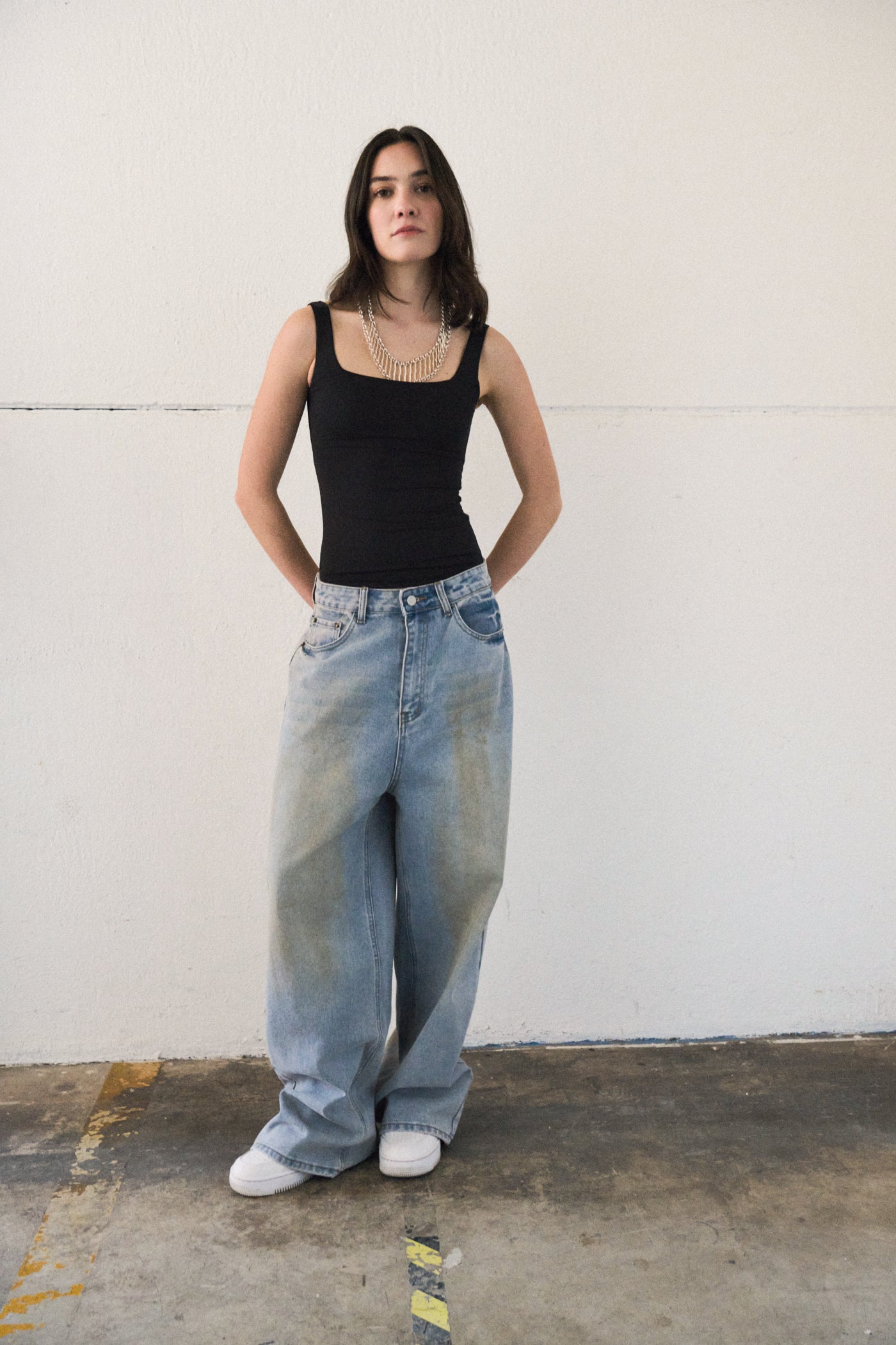 Jeans super baggy barrel - DENIM SABBIATO