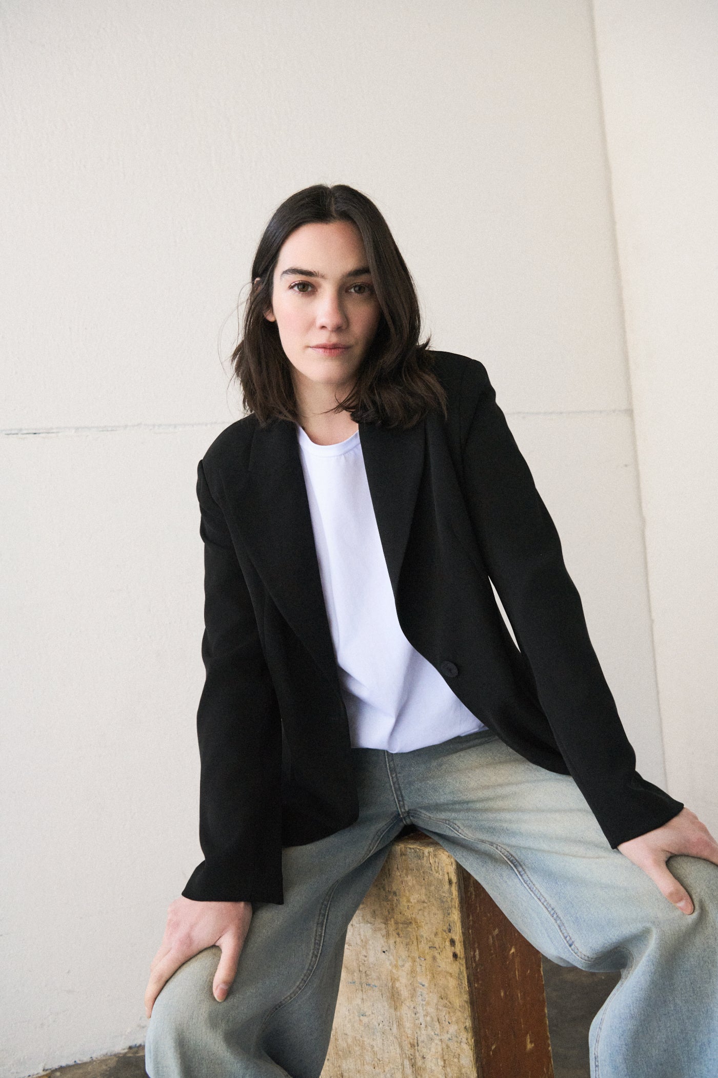 Blazer 1 bottone - NERO