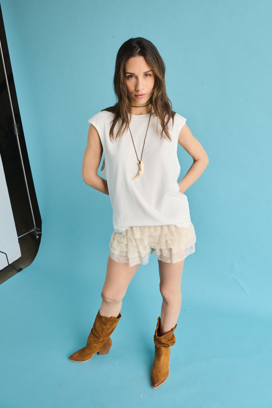 Skort in pizzo - BURRO
