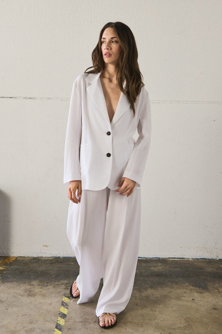 Blazer due bottoni - BIANCO
