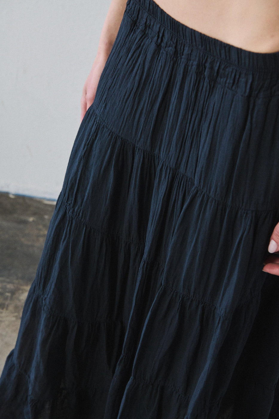 Gonna midi boho - NERO