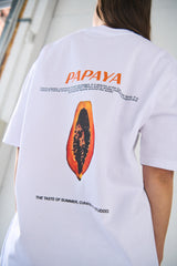 T-shirt stampa fruit - PAPAYA
