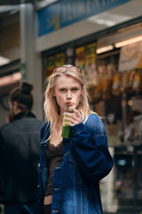 Giacca in denim oversize - RAW DENIM