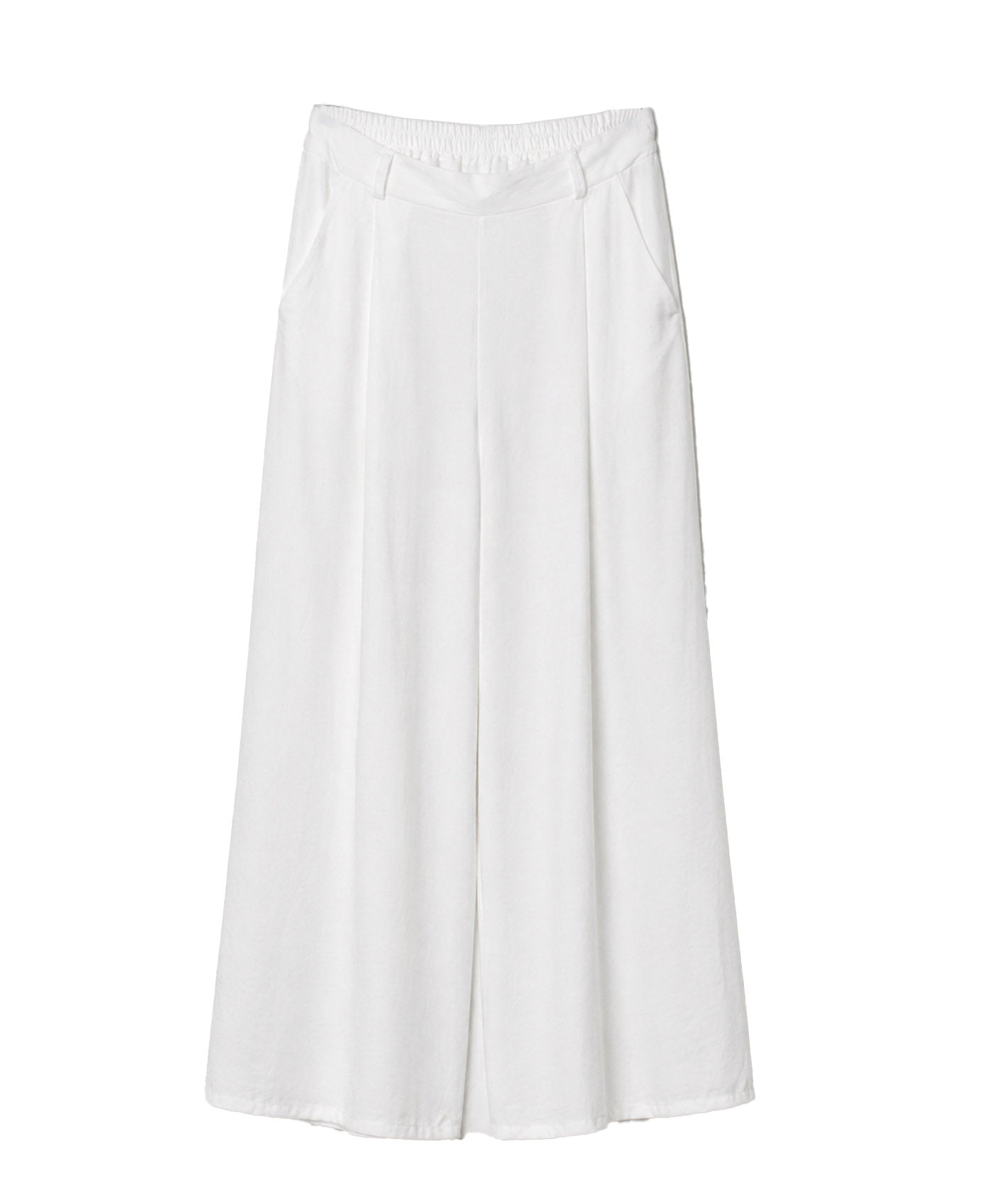 Pantalone wide leg - Ecru